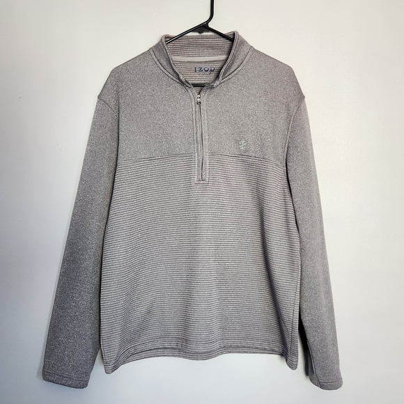 Izod Other - IZOD Golf Hydrashield Men's Gray Quarter-Zip Sweater